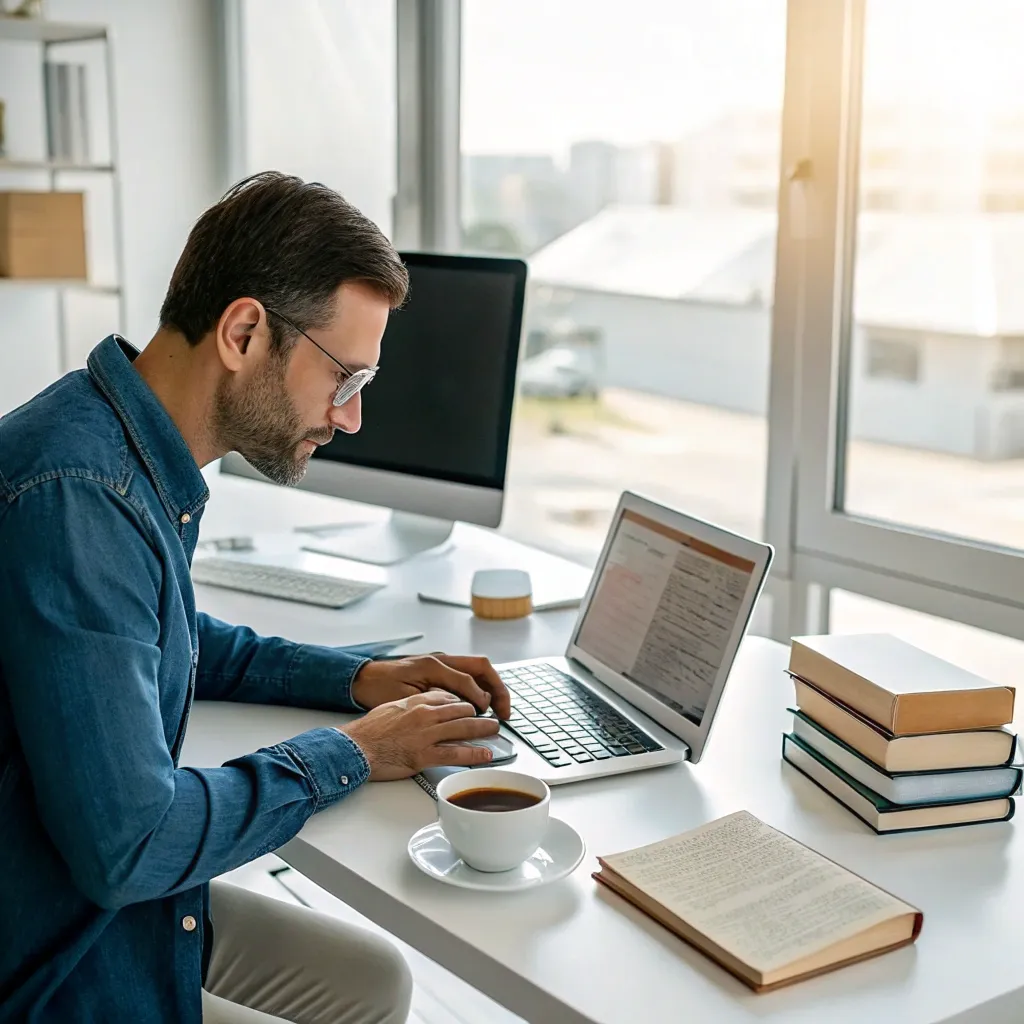 Professional copywriting service in action